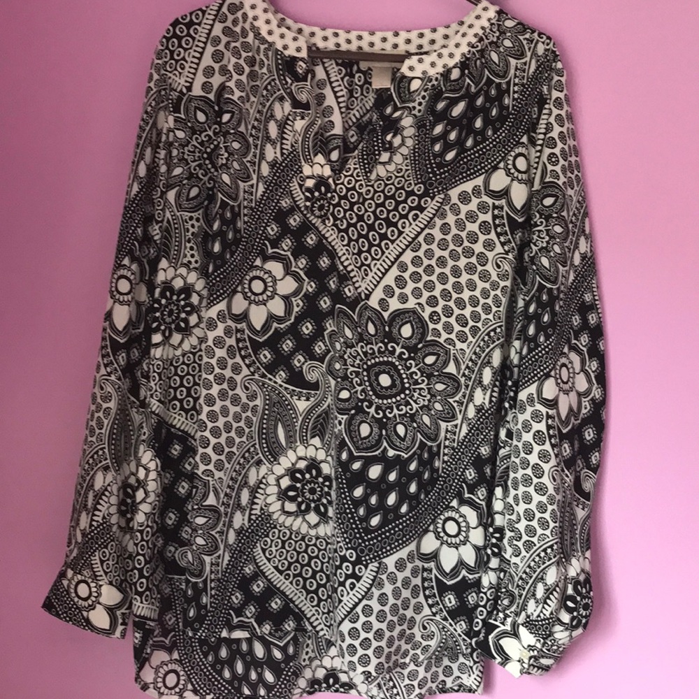 Loft flower print blouse